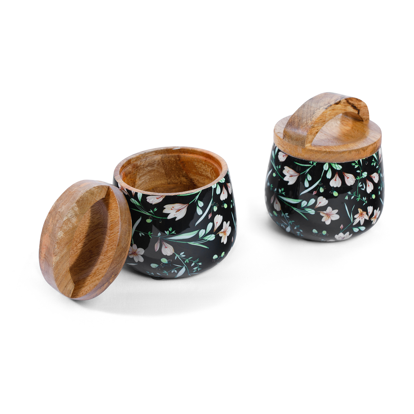 Set of 2 Jars - Black