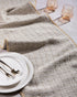 Runner - Noor - Black embroidered