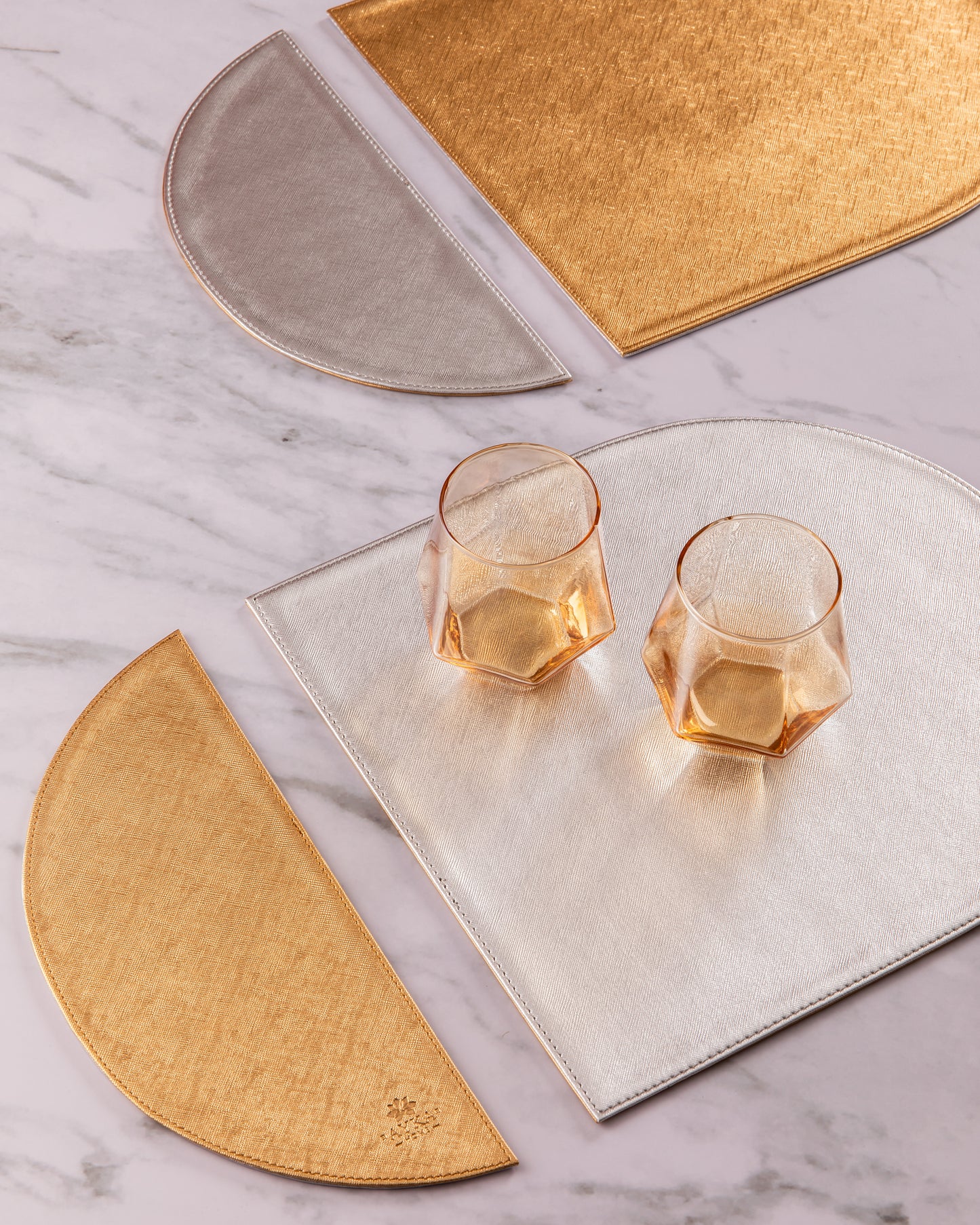 Table Mats - DVA - Silver Gold Reversible