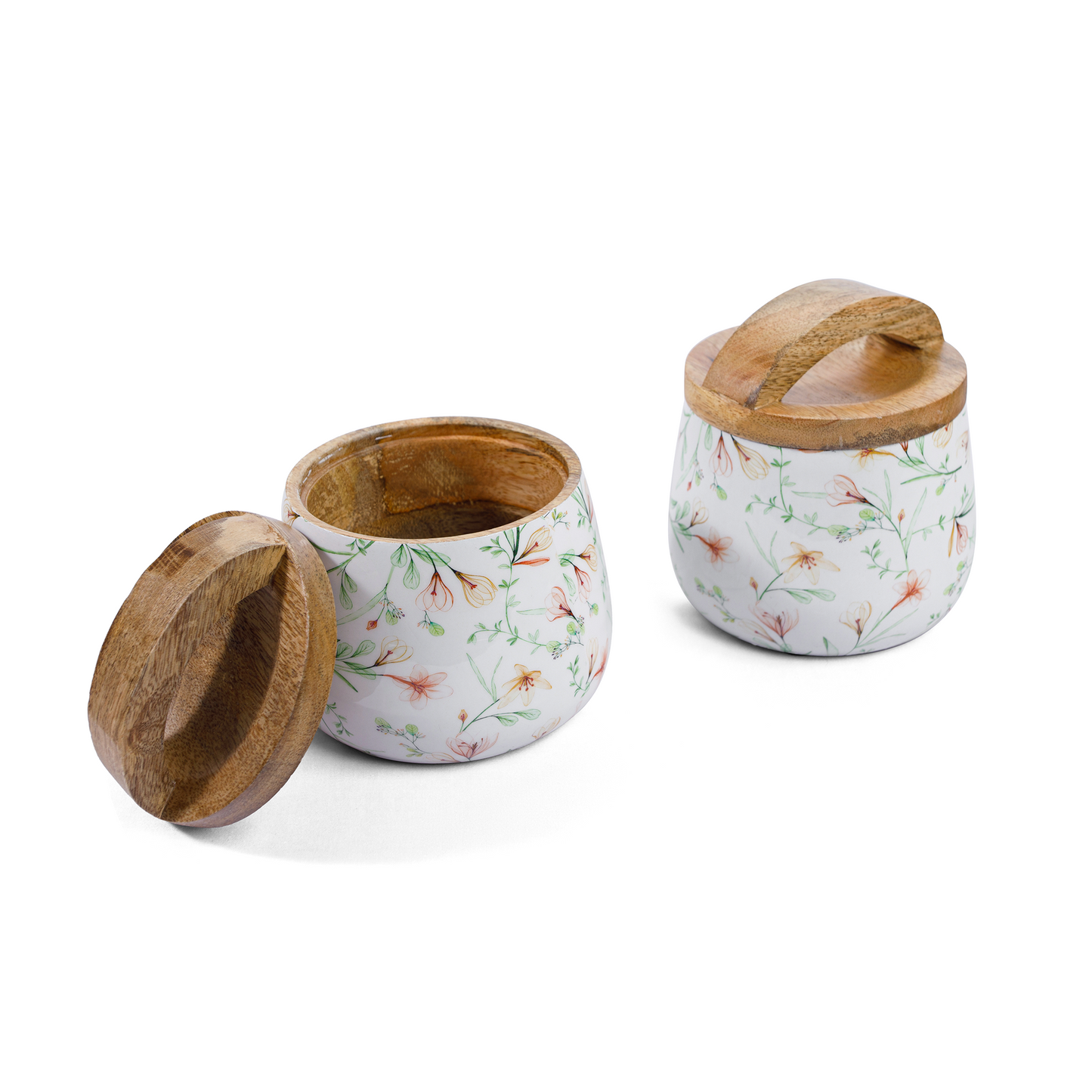 Set of 2 Jars - White
